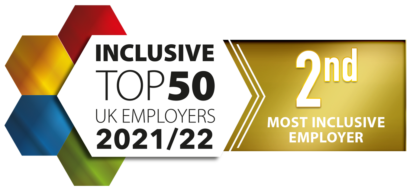 Top 50 Inclusive Employers 21 - 22 2nd The Calico Group logo