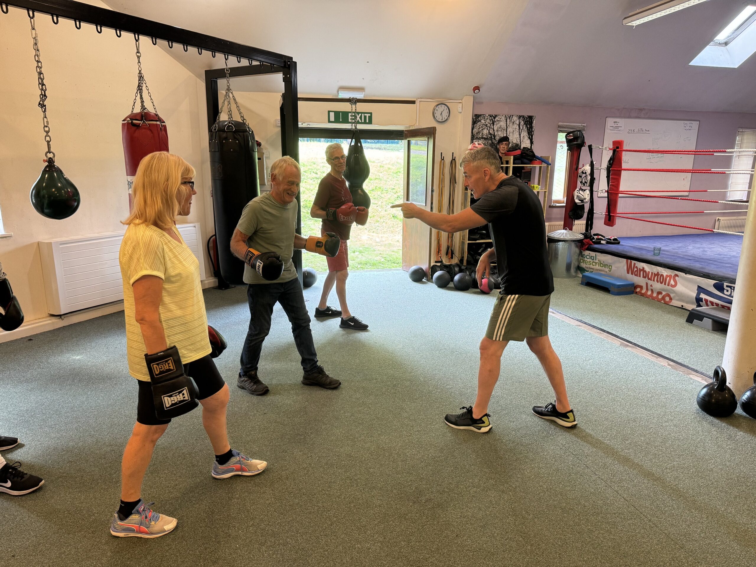 Coffee Morning turns to boxing club at Valley Street